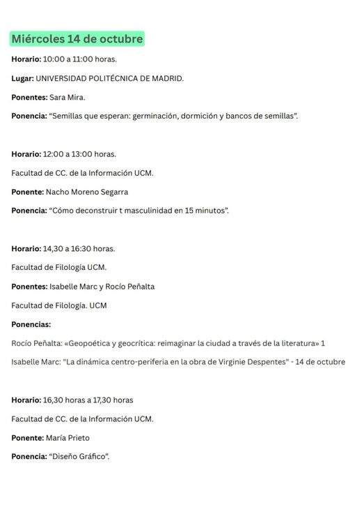 La Uni en la acampada de Sol por la vivienda. Octubre 2026 - miércoles 14