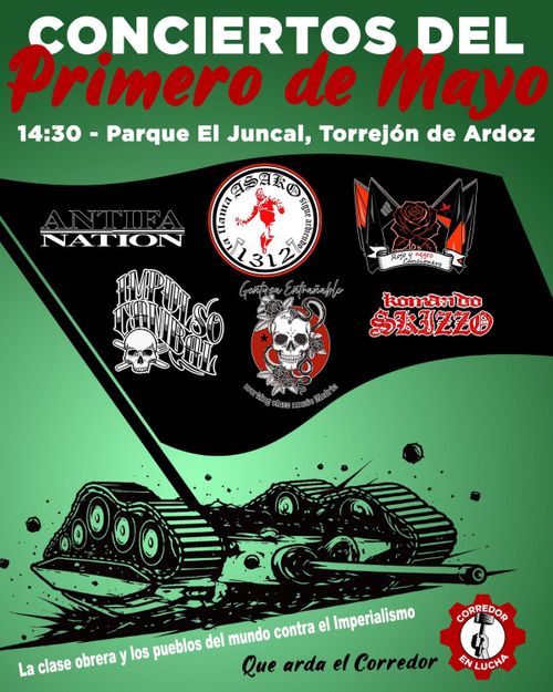 Conciertos 1 de Mayo Corredor en Lucha