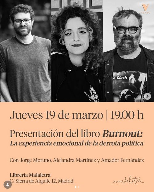 burnout: la experiencia emocional de la derrota política 