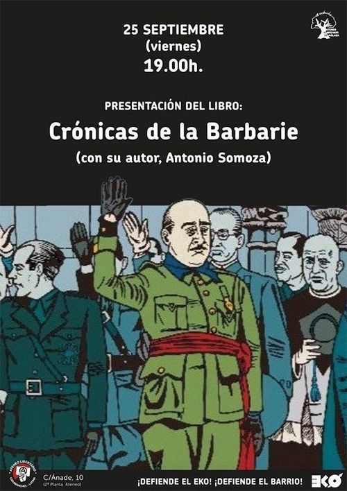 Presentación del libro “Crónicas de la Barbarie”
