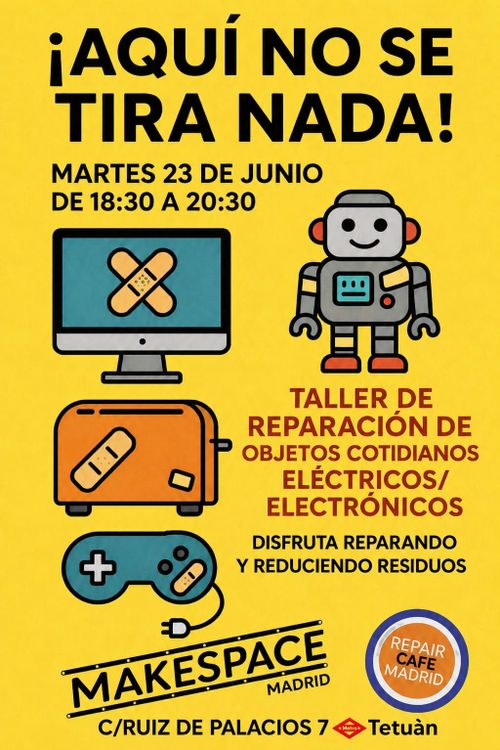Taller de reparaciones participativas 'Repair Café'