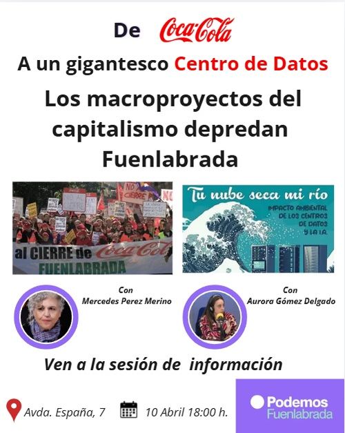 https://tunubesecamirio.com/2026/04/08/de-coca-cola-a-un-gigantesco-centro-de-datos-los-macroproyectos-del-capitalismo-depredan-fuenlabrada/
