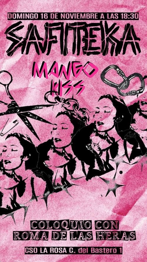 SAFITEKA. Cinebollum Mango Kiss y coloquio con Roma de las Heras.