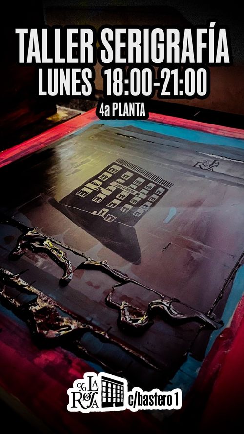Taller de serigrafía! 👨🏼‍🎨🖼️