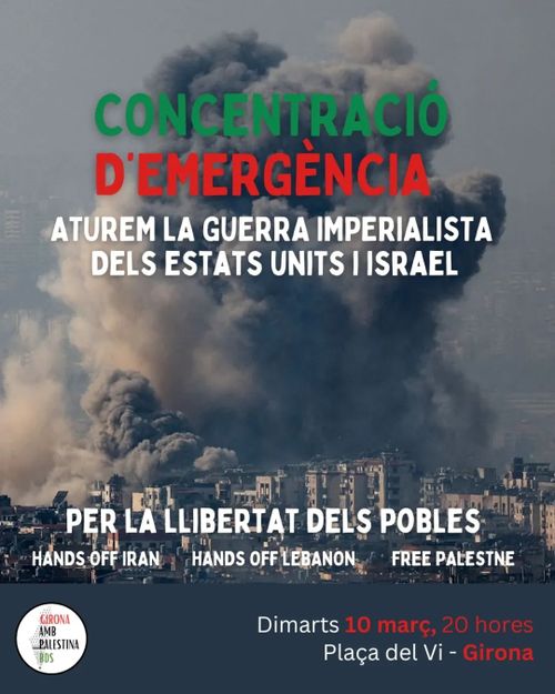 Aturem la guerra imperialista dels Estats Units i Israel