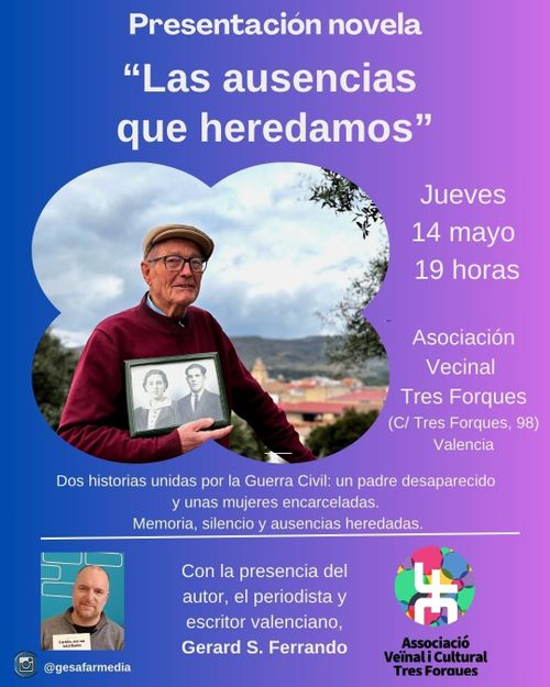 Presentació novel·la "Las ausencias que heredamos"