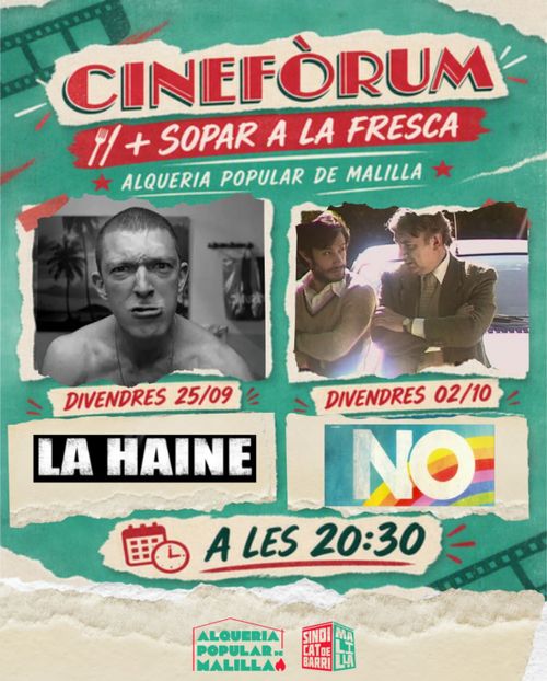 Cinefòrum i sopar a la fresca
