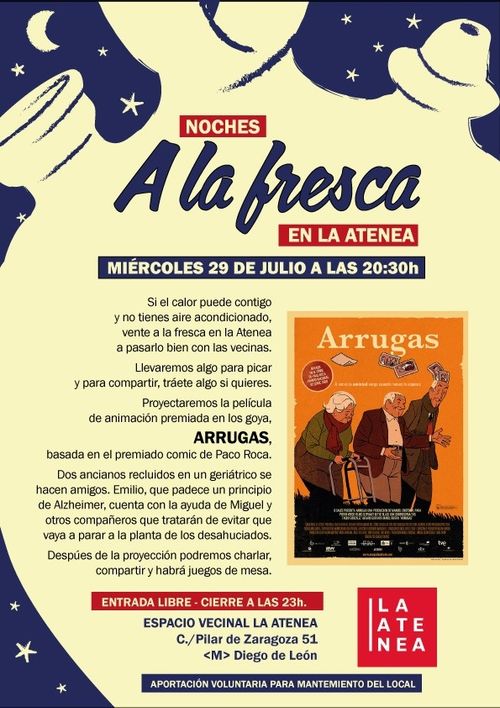 A la fresca en la Atenea