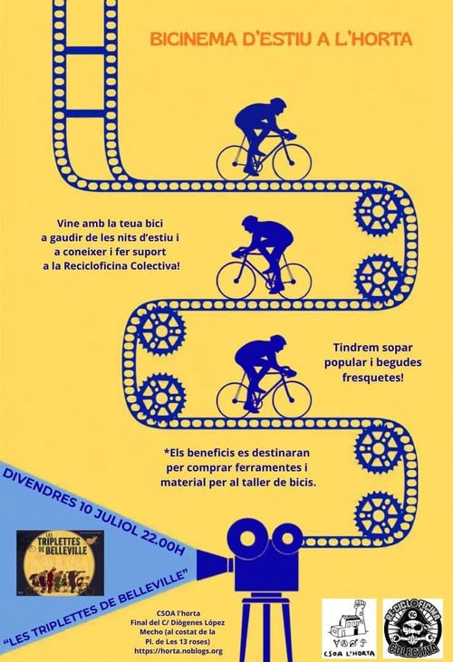 Bicinema d'estiu a L'Horta🚲💚