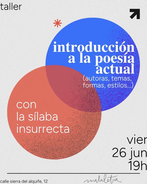 taller introducción a la poesía contemporánea