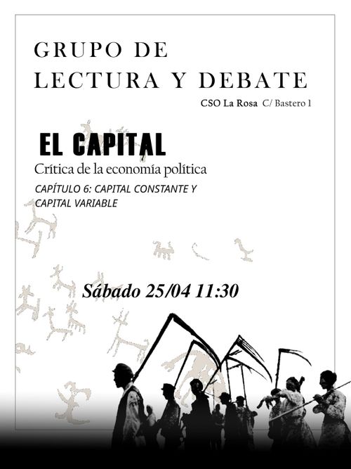 Grupo de lectura: El Capital