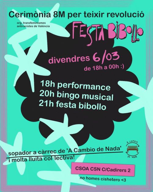 Cerimònia 8M per teixir revolució