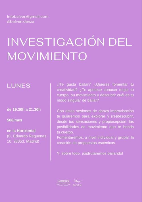 Investigación del Movimiento