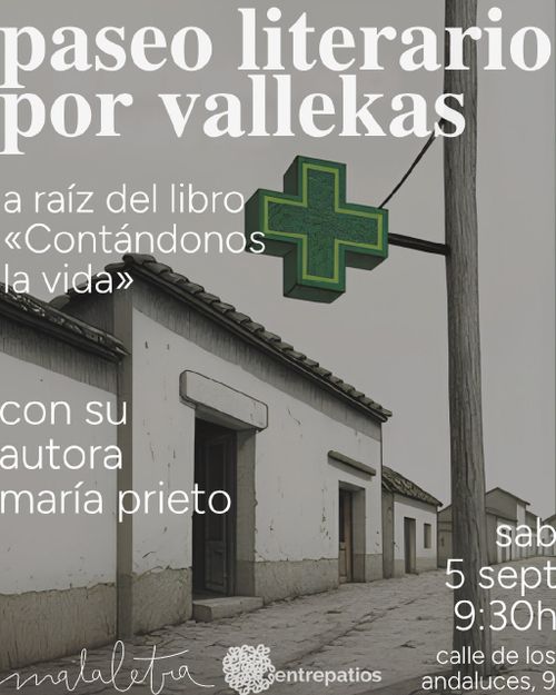 Paseo literario por Vallekas con María Prieto, autora de Contándonos la vida